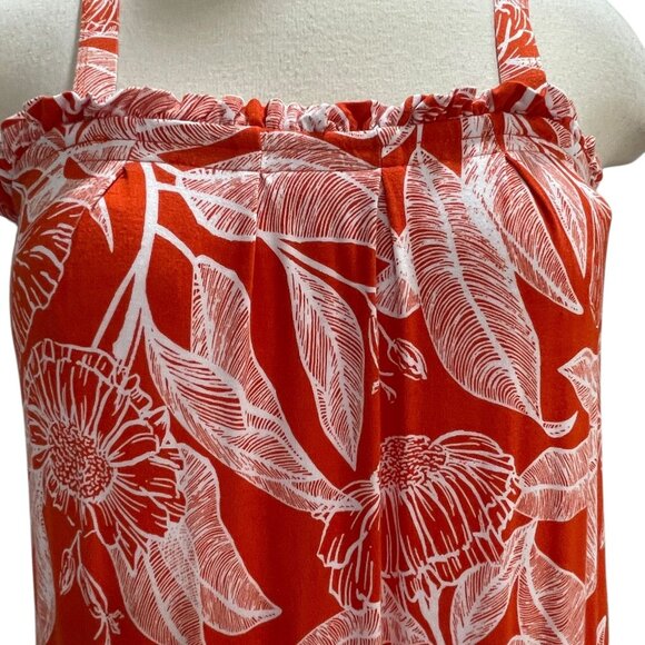 Serra Womens Maxi Dress Med Boho Floral Print Sleeveless Summer Vacation Flowy - Picture 11 of 12